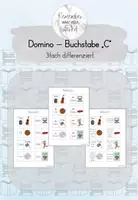 Vorschau - Spiele - Domino Buchstabe "C" (3-fach differenziert) - Deckblatt