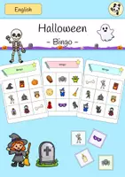 Vorschau - Spiele - Halloween - Bingo (Englisch) - Vokabelspiel - Deckblatt