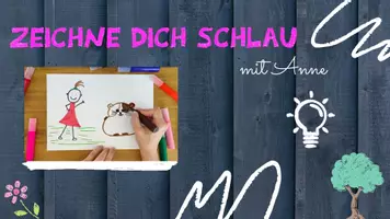 Vorschau - Mal- und Bastelvorlagen - Lernvideo | Tierbeschreibung Hamster- Zeichne dich schlau - Seite 1