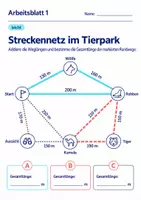 Vorschau - Arbeitsblätter - Größen Flächen Volumen und Statistik Klasse 6 Gymnasium | Materialpaket | 20 PDFs mit 200 Arbeitsblättern - Seite 2