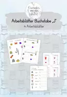 Vorschau - Arbeitsblätter - Arbeitsblätter Buchstabe "J" - Deckblatt