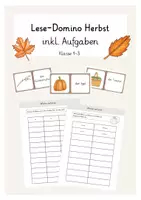 Vorschau - Arbeitsblätter - Materialpaket Lese-Dominos (Klasse 1-2) - Seite 1