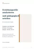 Vorschau - Stundenentwürfe - Erziehungsstile analysieren | Breakout Pädagogik Oberstufe | Sek II - Seite 1