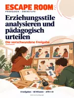 Vorschau - Stundenentwürfe - Erziehungsstile analysieren | Breakout Pädagogik Oberstufe | Sek II - Deckblatt