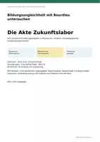 Vorschau - Stundenentwürfe - Bourdieu Escaperoom | Bildungsungleichheit analysieren und Förderung beurteilen | Pädagogik Q1 Q2 - Seite 1