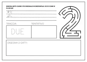 anteprima - Programmi scolastici / Materiali per docenti - Scrivi e rappresenta i numeri da 0-9 - Pagina 2