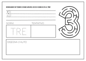 anteprima - Programmi scolastici / Materiali per docenti - Scrivi e rappresenta i numeri da 0-9 - Pagina 3