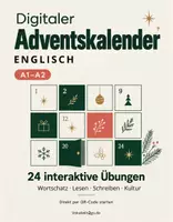 Vorschau - Interaktives Material - Englisch-Adventskalender · 24 interaktive Übungen für die Adventszeit - Deckblatt