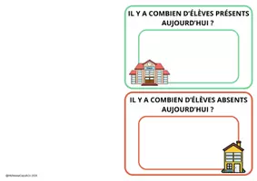 Aperçu - Apprentissages en autonomie - Affichage présents absents - Page 2