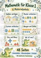 Vorschau - Unterrichtsreihen - Materialpaket Mathematik Klasse 1 - Deckblatt