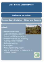Vorschau - Unterrichtsreihen - 5-Schritt-Lesemethode Mittelalter Rittern und Burgen differenziert Klasse 4-6 Sachtext - Seite 2