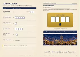 Vorschau - Stundenentwürfe - Christmas Escape Room Englisch Klasse 5–6: The Night Owl of Snowbridge | Weihnachten | mit differenzierten Hint Cards - Seite 2