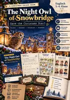 Vorschau - Stundenentwürfe - Christmas Escape Room Englisch Klasse 5–6: The Night Owl of Snowbridge | Weihnachten | mit differenzierten Hint Cards - Deckblatt