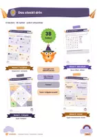 Vorschau - Spiele - Halloween Arbeitsblätter Klasse 1 und 2 Bundle | Rechnen bis 10 und 20, Silben, Buchstaben - Seite 2