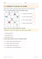 anteprima - Esercizi - Geometria classe seconda gratis: le parole e il reticolo - Pagina 1