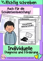 Vorschau - Arbeitsblätter - Richtig schreiben (Diagnose und Förderung) - Deckblatt