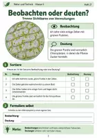 Vorschau - Stundenentwürfe - Biologische Strukturen beobachten & zeichnen – Mikroskopbilder beschreiben, deuten und dokumentieren | Natur und Technik Klasse 5 - Seite 1