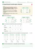 Vorschau - Arbeitsblätter - Proportionale Zuordnungen - Seite 2