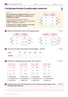 Vorschau - Arbeitsblätter - Antiproportionale Zuordnungen - Seite 2