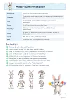 Vorschau - Fördermaterial/Inklusion - Gefühle Bildkarten kostenlos | 16 Gefühle mit Hase und Kindern | Wortkarten mit Silben, Würfel, Gefühle-Uhr | Förderschule und Grundschule - Seite 1