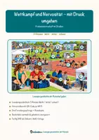 Vorschau - Mal- und Bastelvorlagen - Wettkampf und Nervosität – mit Druck umgehen – Lesespurgeschichte mit Rätselaufgaben (Klasse 9) - Seite 1