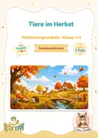 Vorschau - Präsentationen/Tafelbilder - Herbst Klasse 1 - Deckblatt