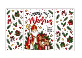 Vorschau - Mal- und Bastelvorlagen - Wundertüte Nikolaus - Seite 2