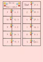 Vorschau - Stationenlernen - Einsdurcheins/ Division Rechendominos Spiel 3, 4, 6, 7, 8, 9, Mix - Seite 2
