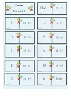 Vorschau - Spiele - Einsdurcheins/ Division Kernaufgaben 2, 5, 10 Spiel Rechendominos - Seite 3