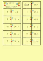 Vorschau - Stationenlernen - Einsdurcheins/ Division Rechendominos Spiel 3, 4, 6, 7, 8, 9, Mix - Seite 3