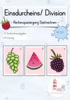 Vorschau - Arbeitsblätter - Rechenspaziergänge (Kl. 2) Materialpaket - Seite 1