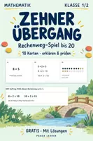 Vorschau - Spiele - Gratis: Zehnerübergang bis 20 – Rechenweg-Spiel 1/2 - Seite 1