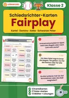 Vorschau - Spiele - Fairplay Sport Klasse 2 | Schiedsrichter-Karten Kartei & Domino | mit Lösungen - Deckblatt