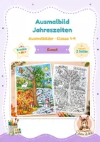 Vorschau - Mal- und Bastelvorlagen - Kunst Klasse 2 - Seite 1