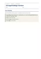 Vorschau - Arbeitsblätter - Unregelmäßige Verben Englisch – Übungen - Seite 1