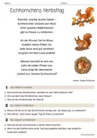 Vorschau - Arbeitsblätter - Gedichte | Leseverstehen - 5 Herbstgedichte (Klasse 2-4) - Seite 2