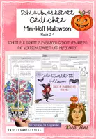Vorschau - Arbeitsblätter - Halloween | Schreibwerkstatt Gedichte | Klasse 2–4 #spukquartett - Deckblatt