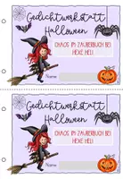 Vorschau - Arbeitsblätter - Halloween | Schreibwerkstatt Gedichte | Klasse 2–4 #spukquartett - Seite 3