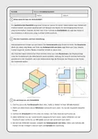 Vorschau - Arbeitsblätter - Materialpaket - Dreitafelprojektion technisches Zeichnen - Deckblatt