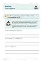 Vorschau - Unterrichtsreihen - Advents-Lesen – Klasse 1 und 2 – Miniheft Lesen und Verstehen mit großer Schrift - Seite 1