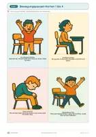 Vorschau - Aufgabenkarten - Bewegungspausen-Karten fürs Klassenzimmer – Klasse 1, 2, 3 und 4 – Legematerial - Seite 1