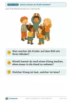 Vorschau - Stundenentwürfe - Rhythmus mit Bodypercussion – Klasse 1 und 2 – Unterrichtsreihe Musik - Seite 3