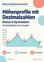 Vorschau - Arbeitsblätter - Höhenprofile mit Dezimalzahlen Klasse 6 Gymnasium | Mathematik Sekundarstufe I | 10 Arbeitsblätter mit Lösungen als PDF - Deckblatt