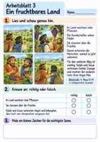 Vorschau - Arbeitsblätter - Kaleb und Josua vertrauen Gott | Religion Klasse 2 Arbeitsblätter | Evangelische Religionslehre | 10 Arbeitsblätter als PDF - Seite 3