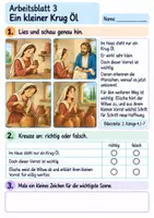 Vorschau - Arbeitsblätter - Elischa und das Öl der Witwe | Religion Klasse 2 Arbeitsblätter | Evangelische Religionslehre | 10 Arbeitsblätter als PDF - Seite 3