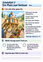 Vorschau - Arbeitsblätter - Esra liest Gottes Wort | Religion Klasse 2 Arbeitsblätter | Evangelische Religionslehre | 10 Arbeitsblätter als PDF - Seite 2
