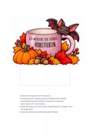 Vorschau - Mal- und Bastelvorlagen - Herbstferien Grüße Grußkarte - Seite 3