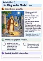 Vorschau - Arbeitsblätter - Jesus begegnet Nikodemus | Religion Klasse 2 Arbeitsblätter | Evangelische Religionslehre | 10 Arbeitsblätter als PDF - Seite 2