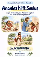 Vorschau - Arbeitsblätter - Ananias hilft Saulus | Religion Klasse 2 Arbeitsblätter | Evangelische Religionslehre | 10 Arbeitsblätter als PDF - Deckblatt