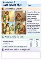 Vorschau - Arbeitsblätter - Ananias hilft Saulus | Religion Klasse 2 Arbeitsblätter | Evangelische Religionslehre | 10 Arbeitsblätter als PDF - Seite 3